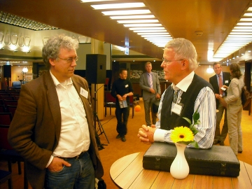 Egbert Bouwhuis van GPX en Harry van der Laan van PROFAST spreken over “smart grids”
